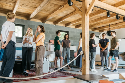 People standing together