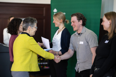 Students are congratulated