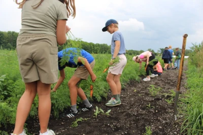 People in the field