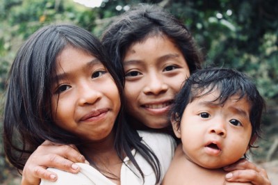 Children with newborn