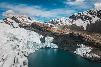 A mountain lake in Peru