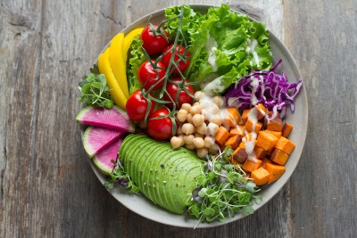 A bowl full of vegetables