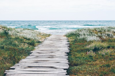 Beach with pier